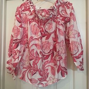 H&M Floral Pink Women's Top NWT